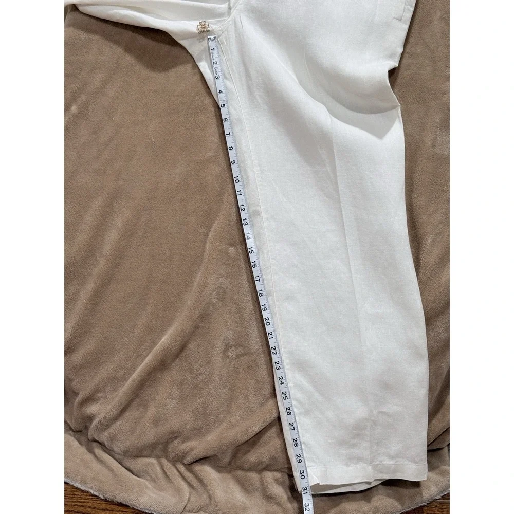 Onia 100% Linen Ivory Men's Pants XXL Chino Style